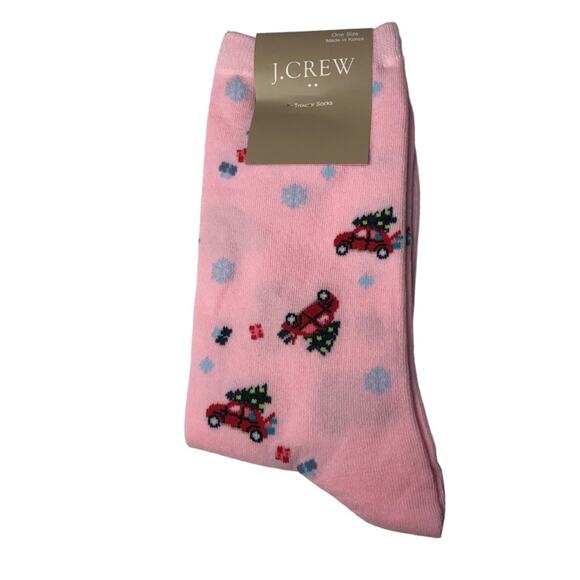 J.Crew Women's Christmas Holiday Theme style Trouser Socks One Size NWT - Picture 1 of 8